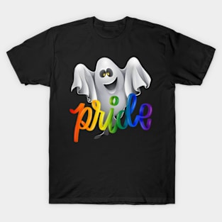 Rainbow Pride Ghost T-Shirt